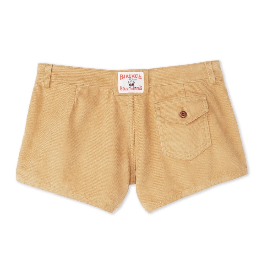 NWT Birdwell Beach Britches classic corduroy Shorts in toast sz4 - Picture 4 of 16